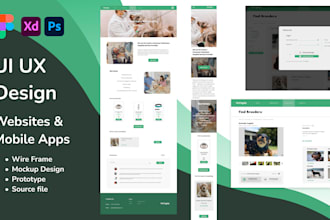 do responsive UI design for websites and mobile apps