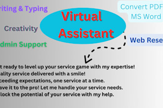 professional VA for various administrative tasks