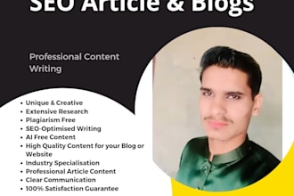 provide creative content writing, articles and blog posts
