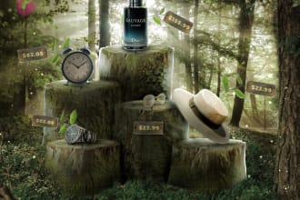 do create product manipulation and product retouching in photoshop