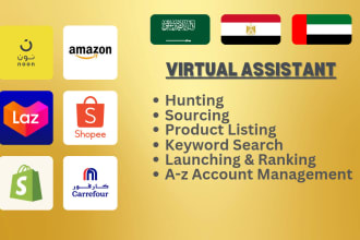 do listing of noon, shopee, amazon, lazada, carrefour, shopify