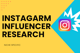 find instagram influencers list for your niche