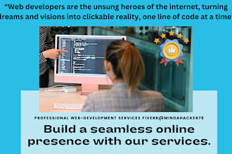 be your web developer for asp dot net, mvc, dot net core, PHP, HTML, python