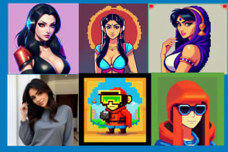 create cheap nft and cheap pixel art nft for you