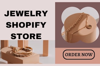 design highly profitable shopify jewelry store fashion website chain ring store