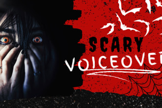 record a scary voiceover