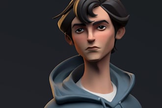 create 3d stylized characters for your game or animation
