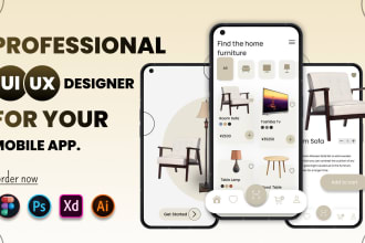 create ui ux design and prototypes for mobile apps in figma