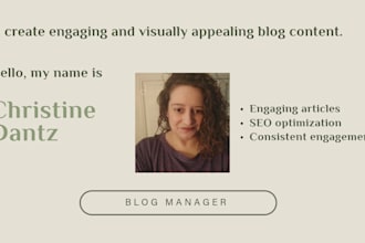 write and manage your blog
