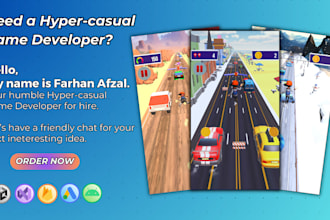 develop a hyper casual game in unity