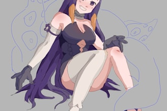 draw you a character in my anime artstyle