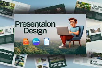 design or redesign modern infographics PPT goggle slides
