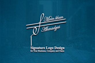 do unique,signature logo for your name,company or business