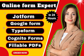 create jotform google form type form survey cognito form, fillable pdf form, app