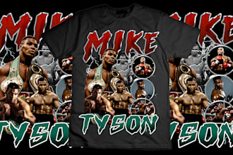 do 90s vintage bootleg tshirt design