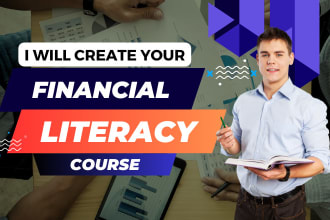 create financial literacy course outline content slides