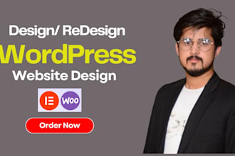 design and develop wordpress business and blog website