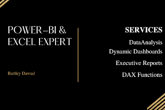 do a dynamic excel dashboard or live power bi dashboard