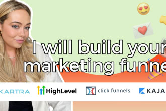 create marketing funnels on kajabi, clickfunnels, kartra and more