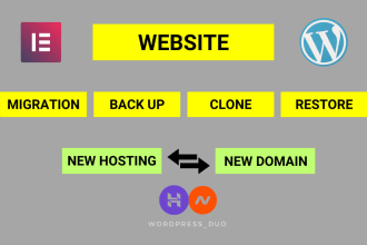 migrate, clone, backup and restore your website