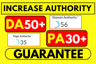 increase domain authority moz da 50 plus boost ranking fast