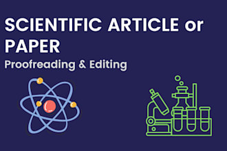 proofread your scientific article or paper
