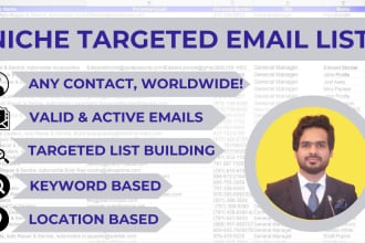 build niche targeted email list for email marketing