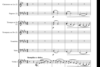 write orchestration of a theme, song or music