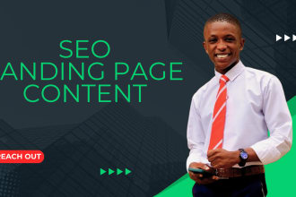 write SEO content for your landing page