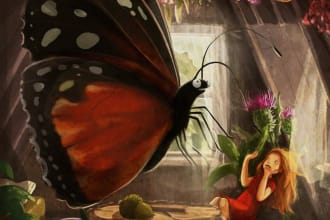 make kids illustration, children storybook illustration, children book