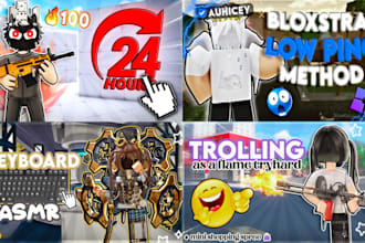 make you a professional roblox gfx thumbnail