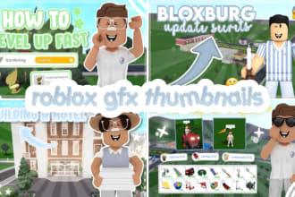 make you a professional roblox gfx thumbnail