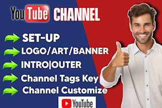 create and set up a professional youtube channel with branding and SEO