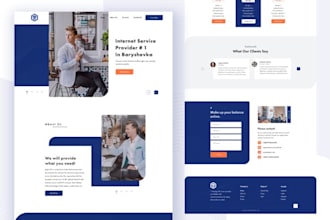 be your iconic font end website design html, css, bootstrap