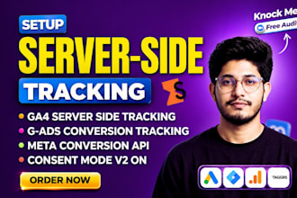 do server side tracking with stape or gcp taggrs via GTM to get data accuracy