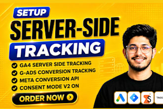 do server side tracking with stape or gcp taggrs via GTM to get data accuracy