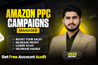 setup manage and optimize your amazon PPC campaigns, amazon ads campaign