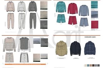 create professional clothing tech pack for production