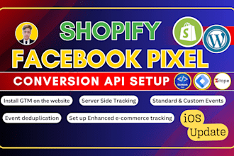 set up facebook pixel conversion API for ecommerce tracking