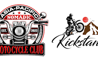 design high quality motorcycle logo with free source files