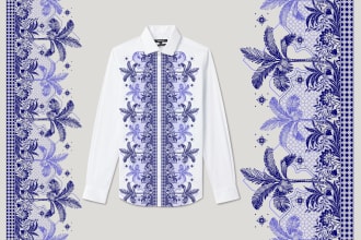 design seamless patterns for fabric and wallpaper