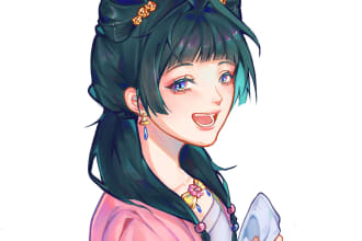 draw any character with stylized anime or manga style