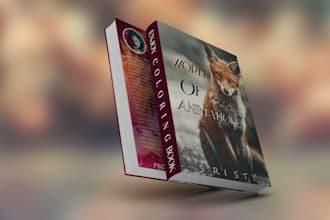 do fascinating book cover design for you