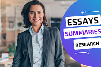 provide quality research and summaries on any topic