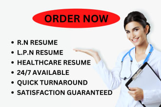 update healthcare, medical, nursing, resume and linkedin