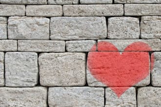 clear hidden heart wall blocks
