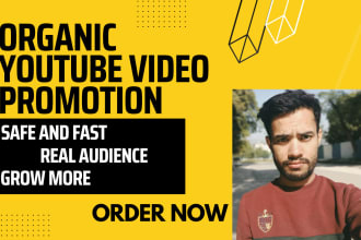 do fast and organic youtube video promotion