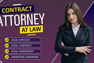 write legal agreement, legal document, llc operating service, nda