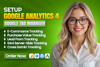 fix or set up google analytics 4 and ga4 server side tracking via GTM