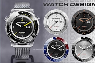 do watch design from sketches to 3d